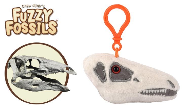 Stegosaurus Skull Key Chain