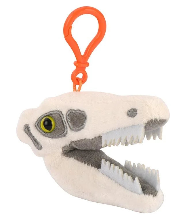 Velociraptor Skull Key Chain