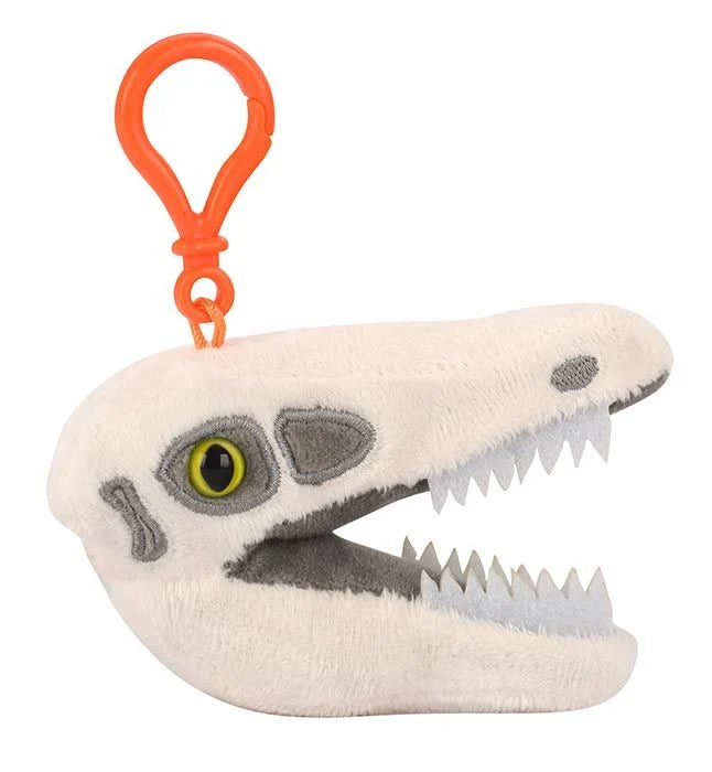 Velociraptor Skull Key Chain